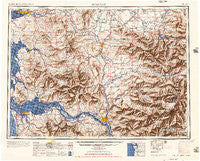Hoquiam Washington Historical topographic map, 1:250000 scale, 1 X 2 Degree, Year 1957