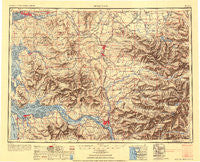 Hoquiam Washington Historical topographic map, 1:250000 scale, 1 X 2 Degree, Year 1953