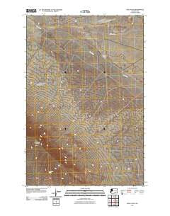 Iowa Flats Washington Historical topographic map, 1:24000 scale, 7.5 X 7.5 Minute, Year 2011