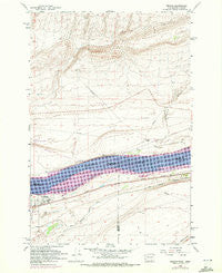 Irrigon Oregon Historical topographic map, 1:24000 scale, 7.5 X 7.5 Minute, Year 1962