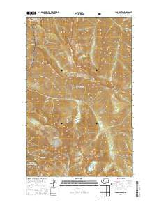 Jack Mountain Washington Current topographic map, 1:24000 scale, 7.5 X 7.5 Minute, Year 2014