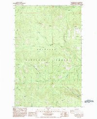 Jackknife Mtn Washington Historical topographic map, 1:24000 scale, 7.5 X 7.5 Minute, Year 1985