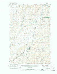 La Crosse Washington Historical topographic map, 1:62500 scale, 15 X 15 Minute, Year 1950