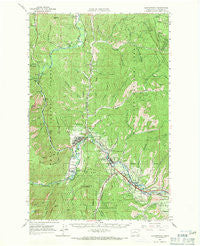Leavenworth Washington Historical topographic map, 1:62500 scale, 15 X 15 Minute, Year 1964