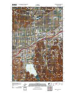 Liberty Lake Washington Historical topographic map, 1:24000 scale, 7.5 X 7.5 Minute, Year 2011