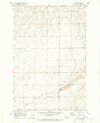 Lind SE Washington Historical topographic map, 1:24000 scale, 7.5 X 7.5 Minute, Year 1970