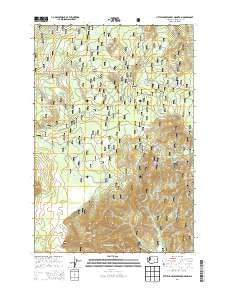 Little Huckleberry Mountain Washington Current topographic map, 1:24000 scale, 7.5 X 7.5 Minute, Year 2014