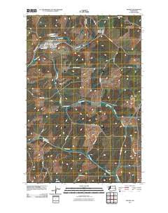 Malden Washington Historical topographic map, 1:24000 scale, 7.5 X 7.5 Minute, Year 2011