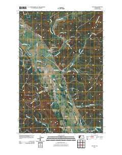 Malone Washington Historical topographic map, 1:24000 scale, 7.5 X 7.5 Minute, Year 2011