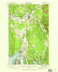 Marysville Washington Historical topographic map, 1:62500 scale, 15 X 15 Minute, Year 1941