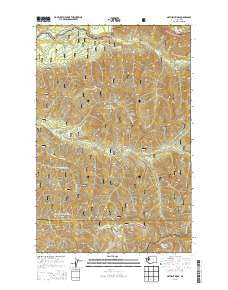 Matheny Ridge Washington Current topographic map, 1:24000 scale, 7.5 X 7.5 Minute, Year 2014