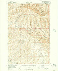 McDonald Spring Washington Historical topographic map, 1:24000 scale, 7.5 X 7.5 Minute, Year 1953