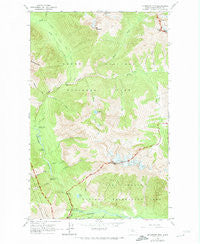 Mc Gregor Mtn Washington Historical topographic map, 1:24000 scale, 7.5 X 7.5 Minute, Year 1963