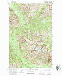 Mc Gregor Mtn Washington Historical topographic map, 1:24000 scale, 7.5 X 7.5 Minute, Year 1963