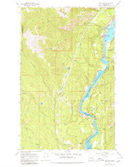 Metaline Washington Historical topographic map, 1:24000 scale, 7.5 X 7.5 Minute, Year 1967