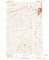 Moscow West Idaho Historical topographic map, 1:24000 scale, 7.5 X 7.5 Minute, Year 1964