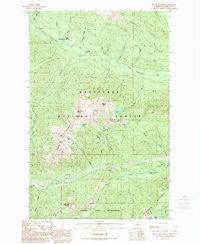 Mount Howard Washington Historical topographic map, 1:24000 scale, 7.5 X 7.5 Minute, Year 1989
