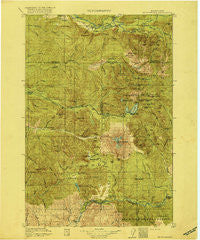 Mount St Helens Washington Historical topographic map, 1:125000 scale, 30 X 30 Minute, Year 1919