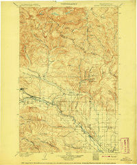 Mount Stuart Washington Historical topographic map, 1:125000 scale, 30 X 30 Minute, Year 1902