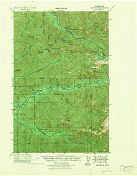 Mount Tom Washington Historical topographic map, 1:62500 scale, 15 X 15 Minute, Year 1939