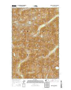Mount Challenger Washington Current topographic map, 1:24000 scale, 7.5 X 7.5 Minute, Year 2014