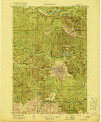 Mt St Helens Washington Historical topographic map, 1:125000 scale, 30 X 30 Minute, Year 1919
