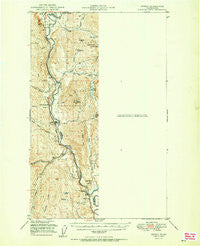 Orient Washington Historical topographic map, 1:62500 scale, 15 X 15 Minute, Year 1951
