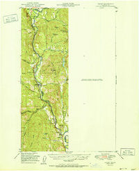 Orient Washington Historical topographic map, 1:62500 scale, 15 X 15 Minute, Year 1951