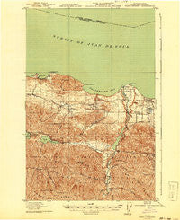 Port Crescent Washington Historical topographic map, 1:62500 scale, 15 X 15 Minute, Year 1919