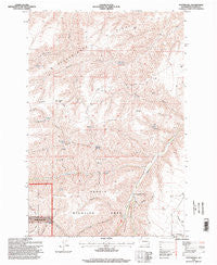 Potter Hill Washington Historical topographic map, 1:24000 scale, 7.5 X 7.5 Minute, Year 1995