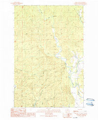 Prices Peak Washington Historical topographic map, 1:24000 scale, 7.5 X 7.5 Minute, Year 1990