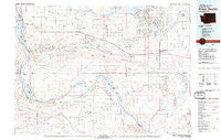 Priest Rapids Washington Historical topographic map, 1:100000 scale, 30 X 60 Minute, Year 1979