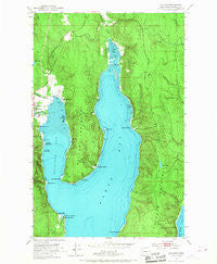 Quilcene Washington Historical topographic map, 1:24000 scale, 7.5 X 7.5 Minute, Year 1953