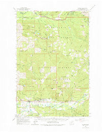 Randle Washington Historical topographic map, 1:62500 scale, 15 X 15 Minute, Year 1962