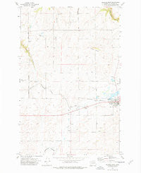Reardan West Washington Historical topographic map, 1:24000 scale, 7.5 X 7.5 Minute, Year 1973