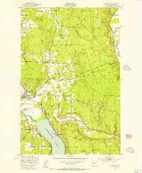 Redmond Washington Historical topographic map, 1:24000 scale, 7.5 X 7.5 Minute, Year 1950