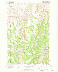 Robinette Mtn. Washington Historical topographic map, 1:24000 scale, 7.5 X 7.5 Minute, Year 1967