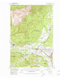 Rochester Washington Historical topographic map, 1:62500 scale, 15 X 15 Minute, Year 1953
