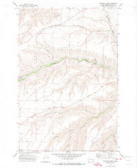 Rockpile Creek Washington Historical topographic map, 1:24000 scale, 7.5 X 7.5 Minute, Year 1971