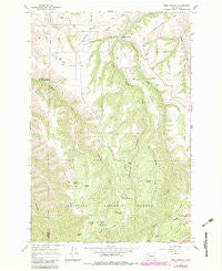 Rose Springs Washington Historical topographic map, 1:24000 scale, 7.5 X 7.5 Minute, Year 1967