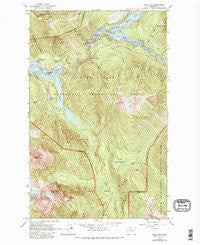 Ross Dam Washington Historical topographic map, 1:24000 scale, 7.5 X 7.5 Minute, Year 1963