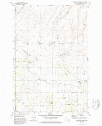 Sagebrush Ridge Washington Historical topographic map, 1:24000 scale, 7.5 X 7.5 Minute, Year 1979