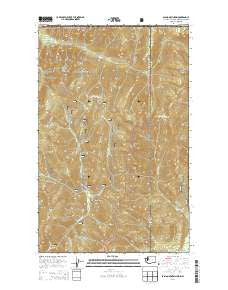 Salmo Mountain Washington Current topographic map, 1:24000 scale, 7.5 X 7.5 Minute, Year 2014
