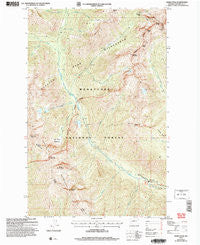 Saska Peak Washington Historical topographic map, 1:24000 scale, 7.5 X 7.5 Minute, Year 2004