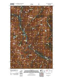 Saska Peak Washington Historical topographic map, 1:24000 scale, 7.5 X 7.5 Minute, Year 2011