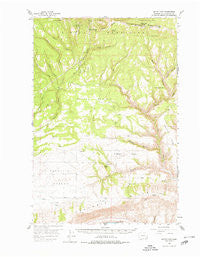 Satus Pass Washington Historical topographic map, 1:62500 scale, 15 X 15 Minute, Year 1957