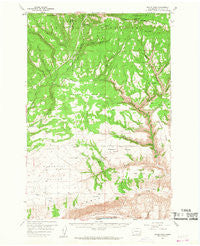 Satus Pass Washington Historical topographic map, 1:62500 scale, 15 X 15 Minute, Year 1957