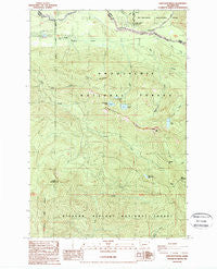 Sawtooth Ridge Washington Historical topographic map, 1:24000 scale, 7.5 X 7.5 Minute, Year 1989