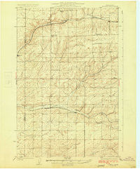 Schrag Washington Historical topographic map, 1:62500 scale, 15 X 15 Minute, Year 1925