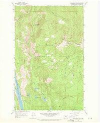 Scotchman Lake Washington Historical topographic map, 1:24000 scale, 7.5 X 7.5 Minute, Year 1967